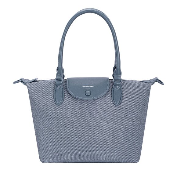 David Jones Paris Women Fashion Medium Shoulder Tote Crossbody Bag - Bering Sea - Picture 1 of 6